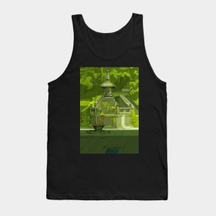 Kyoto grine Green Tank Top